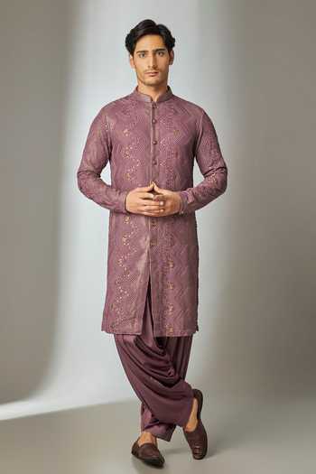 SALIL BHATIA Thread Embellished Kurta Set 