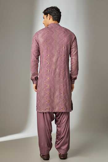 SALIL BHATIA Thread Embellished Kurta Set 