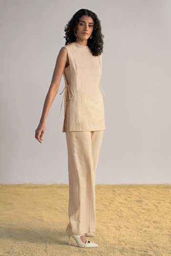 Dash And Dot Origami Top & Pant Co-ord Set 