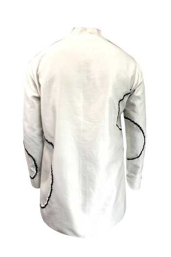 Antar Agni Big Moth Circles Embroidered Shirt 
