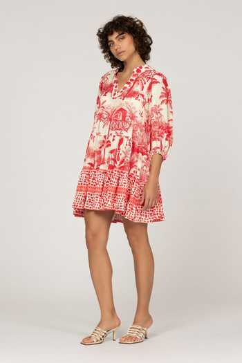 Inoa Biennials Vermelho Print Dress 