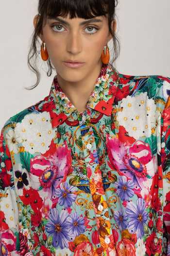 Inoa Bonnie Tussie Mussie Print Shirt 