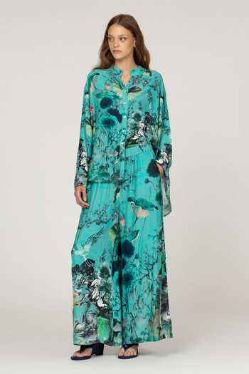 Inoa Cherry Rapa Floral Print Shirt 
