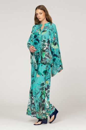 Inoa Cherry Rapa Floral Print Shirt 