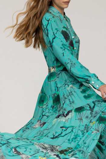 Inoa Perorian Rapa Flora Print Dress 