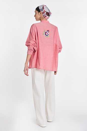 Payal Pratap Mistletoe Panel Shirt 