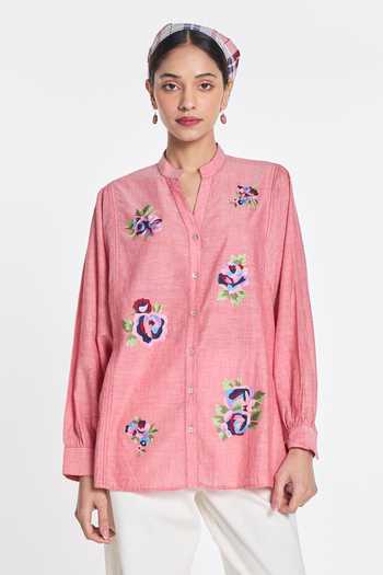 Payal Pratap Mistletoe Panel Shirt 