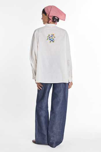 Payal Pratap Mistletoe Panel Shirt 