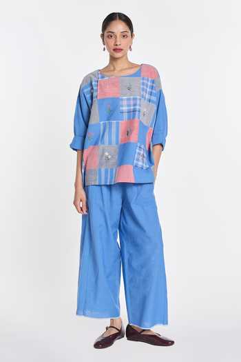 Payal Pratap Bluebonnet Elasticated Pant 