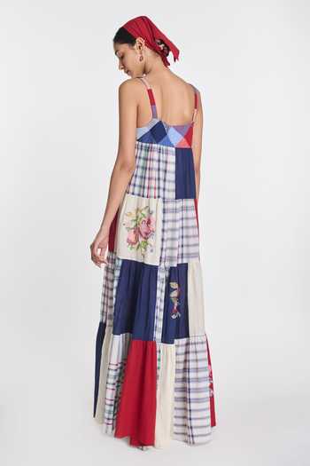 Payal Pratap Rafflesia Patchwork Dress 