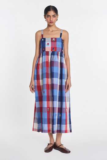 Payal Pratap Asphodel Multicheck Dress 
