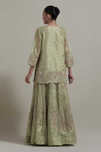 Kavita Bhartia Embellished Kurta Skirt Set 