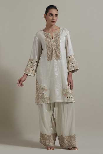 Kavita Bhartia Embroidered Kurta & Salwar Set 