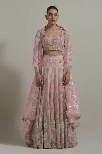 Kavita Bhartia Sequin Work Lehenga Set 