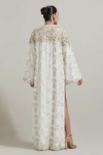 Kavita Bhartia Cutwork Embellished Kaftan 