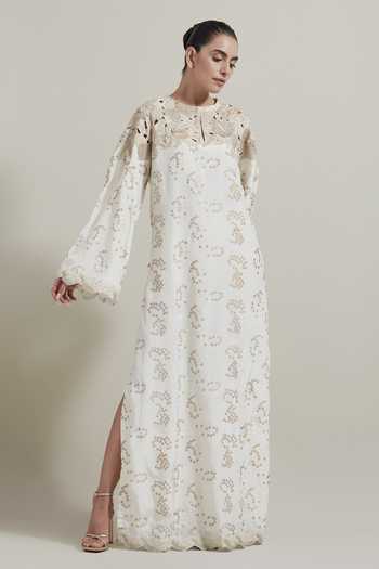 Kavita Bhartia Cutwork Embellished Kaftan 