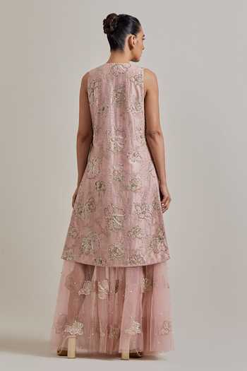 Kavita Bhartia Hand Embellished Skirt Set 
