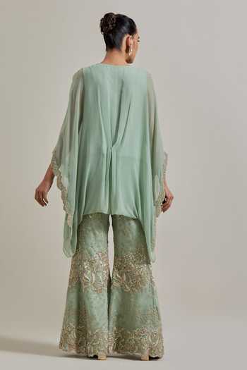 Kavita Bhartia Hand Embellishment Top & Palazzo Set 