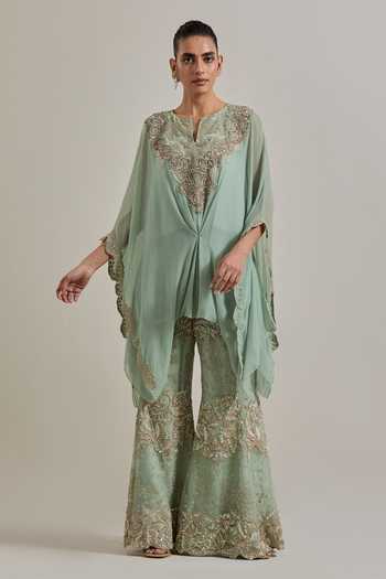 Kavita Bhartia Hand Embellishment Top & Palazzo Set 