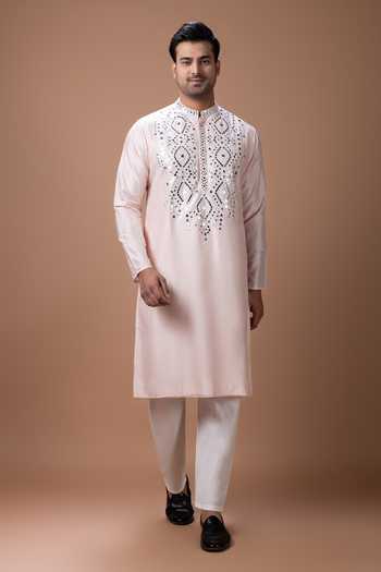 Priyanka Haralalka Mirror Work Kurta & Pyjama Set 