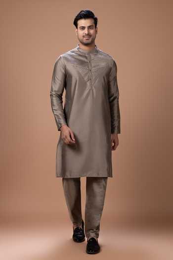 Priyanka Haralalka Cotton Silk Kurta & Pyjama Set 