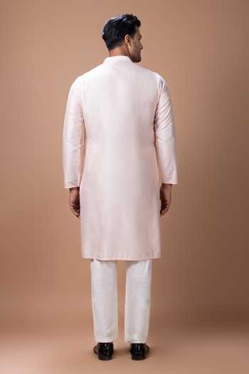 Priyanka Haralalka Embroidered Cotton Silk Kurta Set 