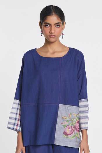 Payal Pratap Verbascum Patchwork Top 