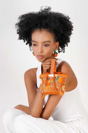 Buy APT FOREVER Orange Citrus Bucket Bag Buy_APT FOREVER_Orange Citrus Bucket Bag