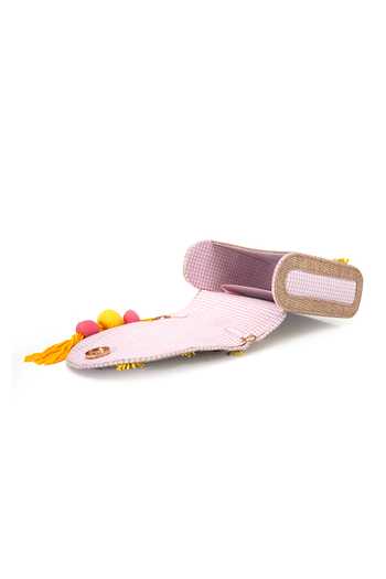 APT FOREVER_Pink Dreamy Butterfly Clutch Bag _Online_at_Aza_Fashions