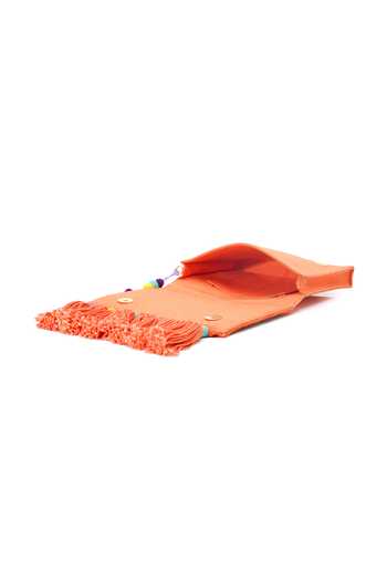 APT FOREVER_Orange Trendy Leopard Clutch Bag _Online_at_Aza_Fashions