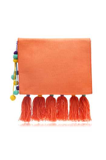 Buy_APT FOREVER_Orange Trendy Leopard Clutch Bag 