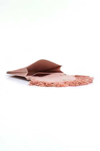 APT FOREVER_Peach Flora Swing Clutch Bag _Online_at_Aza_Fashions