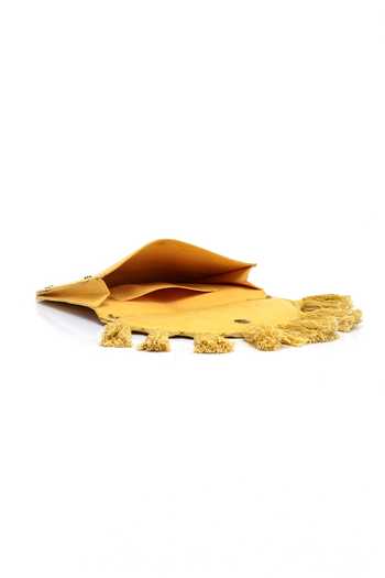 APT FOREVER_Yellow Flora Swing Clutch Bag _Online_at_Aza_Fashions
