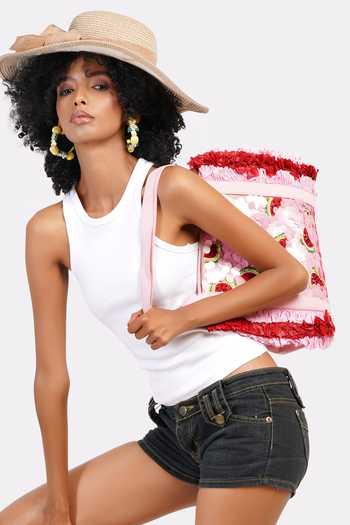 Buy APT FOREVER Pink Juicy Watermelon Tote Bag Buy_APT FOREVER_Pink Juicy Watermelon Tote Bag