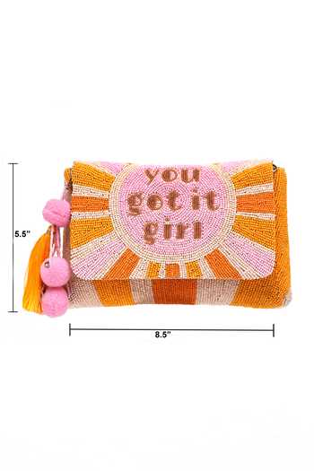 Shop_APT FOREVER_Orange Girl Glow Clutch Bag _Online_at_Aza_Fashions