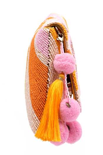Buy_APT FOREVER_Orange Girl Glow Clutch Bag 