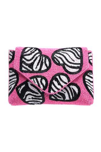Shop_APT FOREVER_Pink Zebra Heart Clutch 