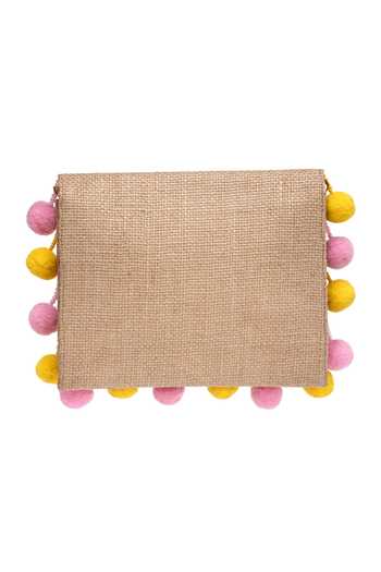 Buy APT FOREVER Pink Flowery Fun Clutch Bag Buy_APT FOREVER_Pink Flowery Fun Clutch Bag