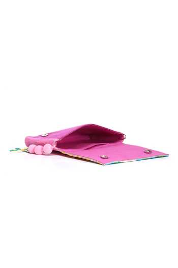APT FOREVER Pink Mushroom Clutch Bag Online at Aza Fashions APT FOREVER_Pink Mushroom Clutch Bag _Online_at_Aza_Fashions