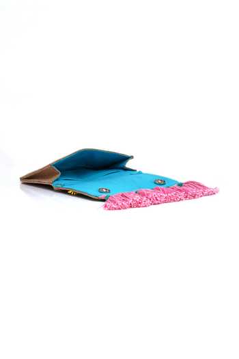 APT FOREVER_Pink Clutch Bag _Online_at_Aza_Fashions