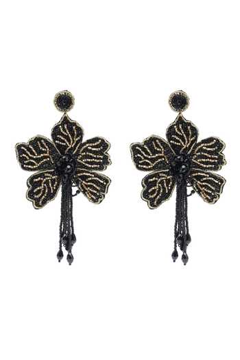 APT FOREVER Flora Fleur Embroidered Earrings 