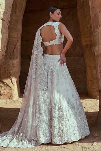 Ruceru Hand Embroidered Blouse & Skirt Set 