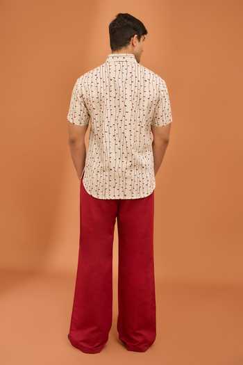Vivek Karunakaran Kodi Print Sundown Shirt 