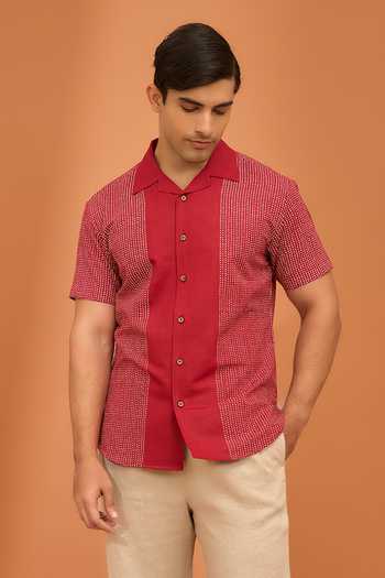 Vivek Karunakaran Vanished Smudge Camp Shirt 