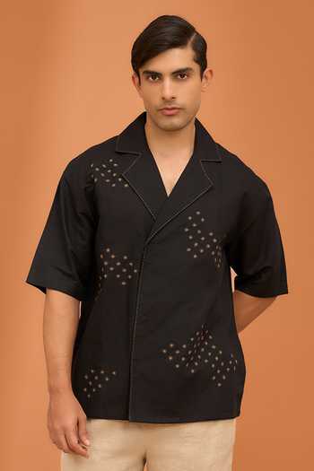 Vivek Karunakaran Celestial Scatter Nightfall Shirt 