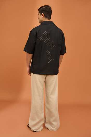 Vivek Karunakaran Celestial Scatter Nightfall Shirt 