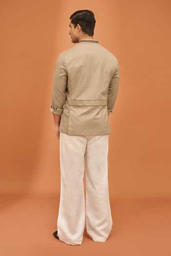 Vivek Karunakaran Sporty Smudge Clay Shacket 
