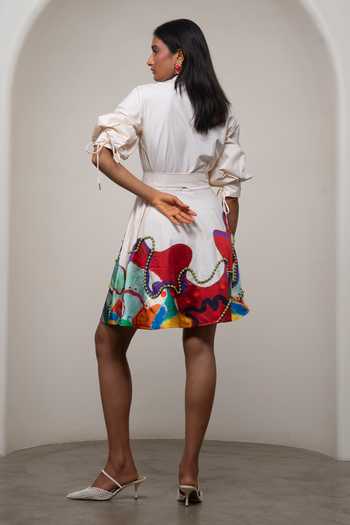 Advait Alya Tie-Up Dress 