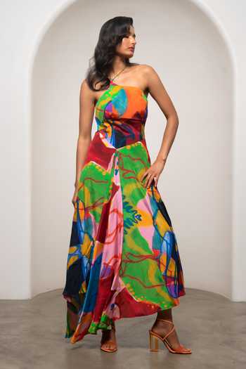 Advait Sorel Evening Printed Dress 