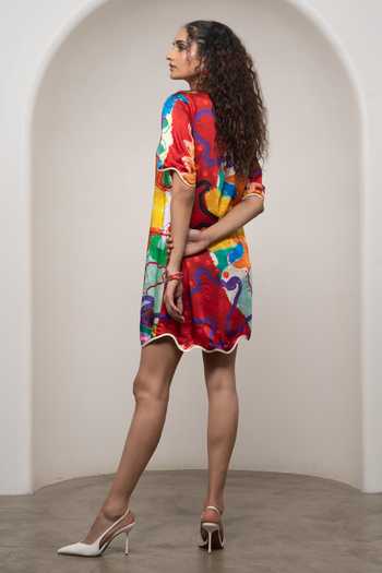 Advait Alya Printed Shift Dress